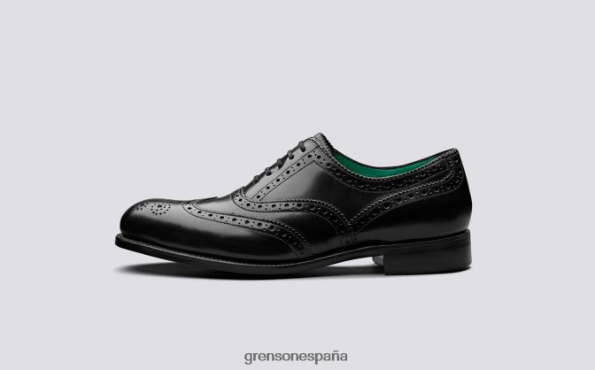 Grenson hombres grada negro/jade PB0FB125 zapatos brogue