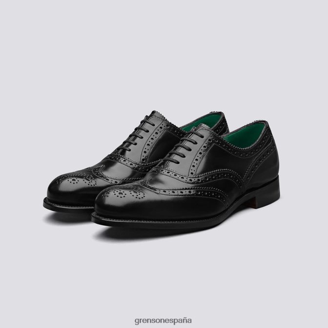 Grenson hombres grada negro/jade PB0FB125 zapatos brogue