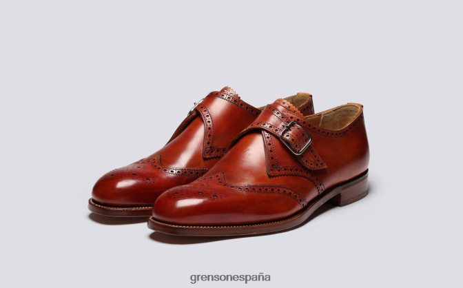 Grenson hombres shrewsbury coñac PB0FB124 zapatos brogue