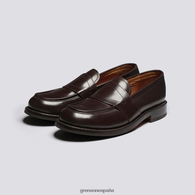 Grenson hombres ernie marrón PB0FB143 mocasines
