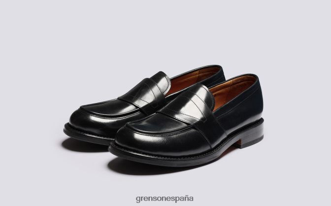 Grenson hombres ernie negro PB0FB144 mocasines