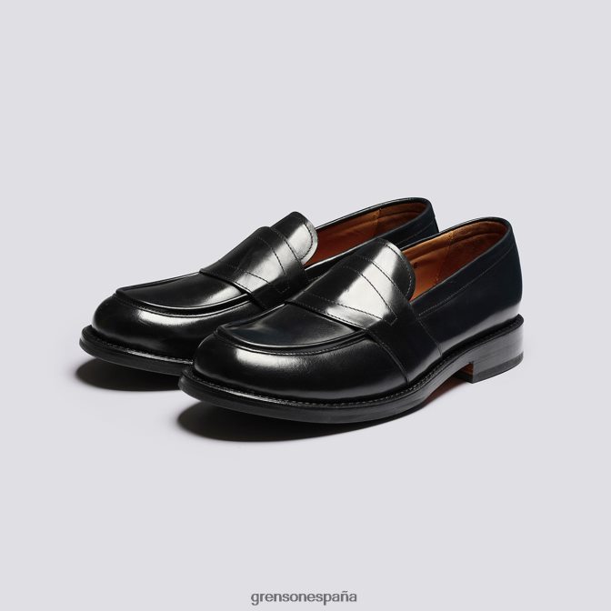 Grenson hombres ernie negro PB0FB144 mocasines