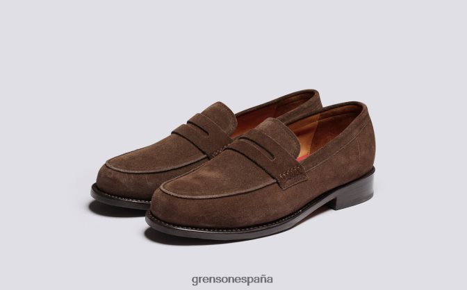 Grenson hombres jago marron oscuro PB0FB139 mocasines