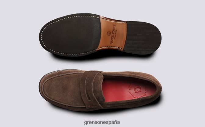 Grenson hombres jago marron oscuro PB0FB139 mocasines