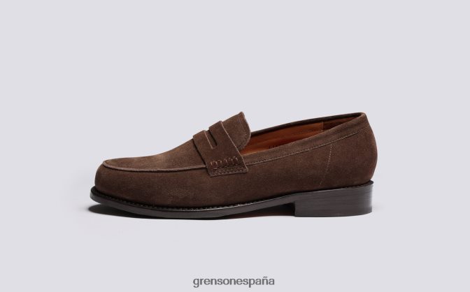 Grenson hombres jago marron oscuro PB0FB139 mocasines