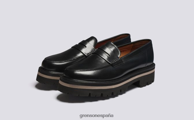 Grenson hombres jeffrey negro PB0FB126 mocasines