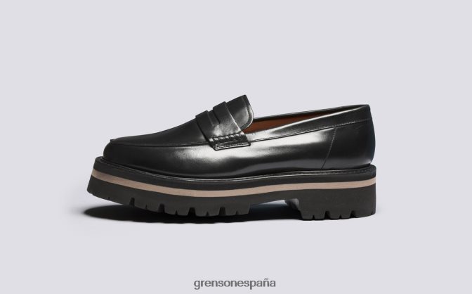 Grenson hombres jeffrey negro PB0FB126 mocasines