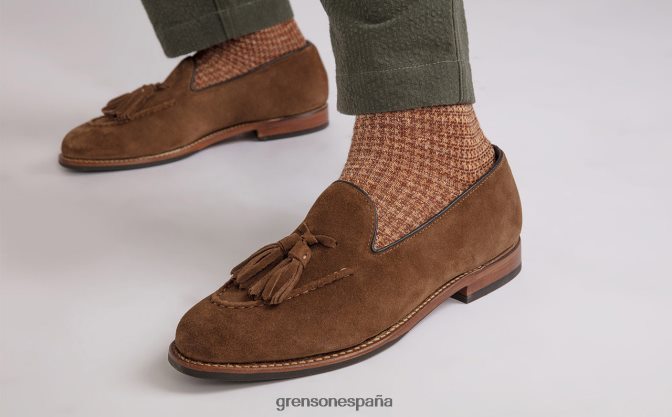 Grenson hombres mirlo caramelo PB0FB140 mocasines