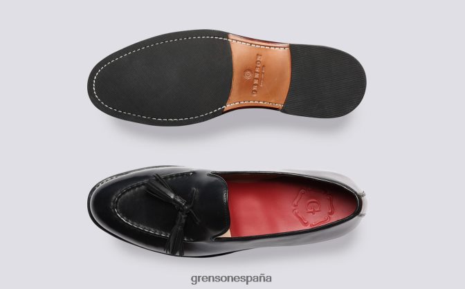 Grenson hombres mirlo negro PB0FB141 mocasines