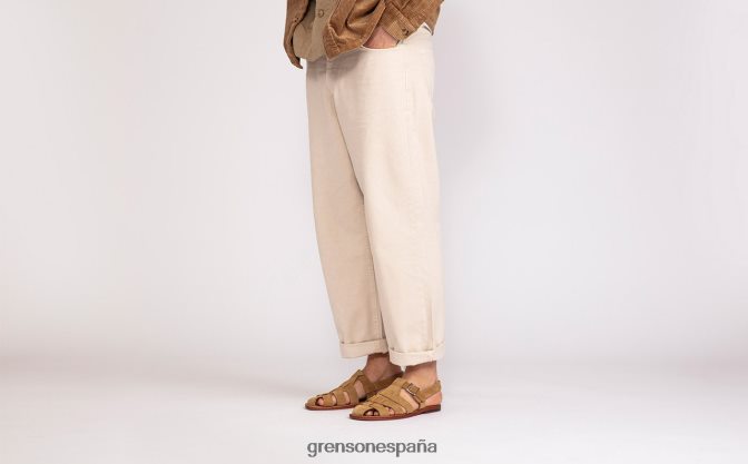 Grenson hombres Quincy caramelo PB0FB219 sandalias