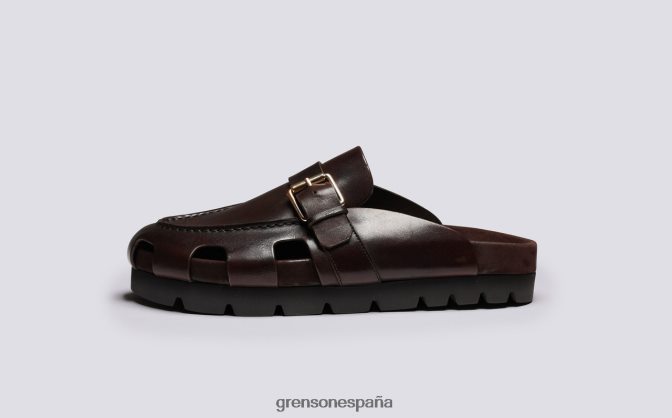 Grenson hombres valle marron oscuro PB0FB213 sandalias