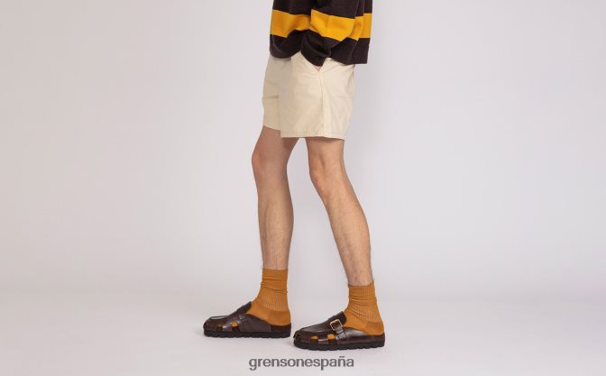 Grenson hombres valle marron oscuro PB0FB213 sandalias