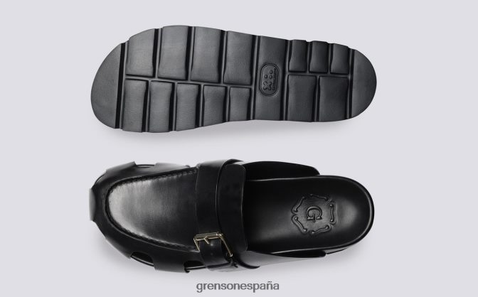 Grenson hombres valle negro PB0FB214 sandalias