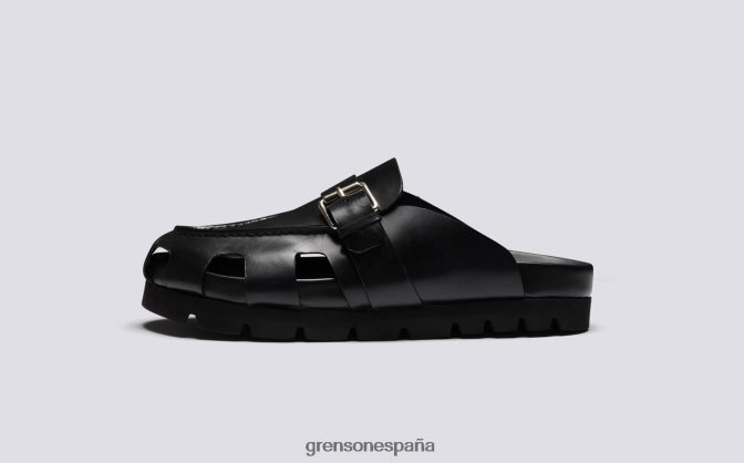 Grenson hombres valle negro PB0FB214 sandalias