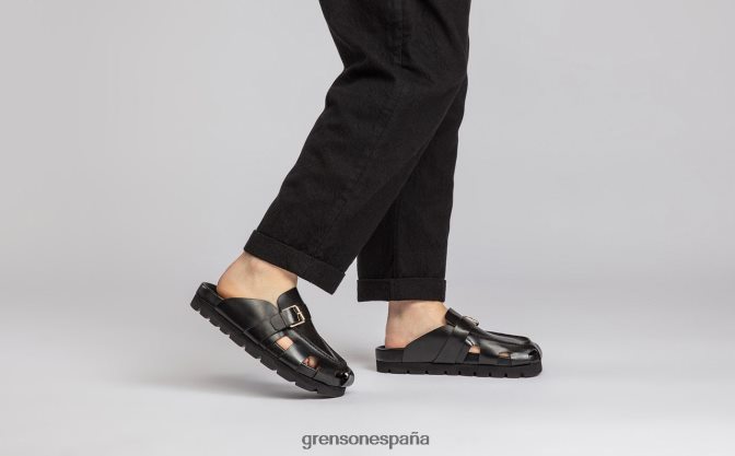 Grenson hombres valle negro PB0FB214 sandalias