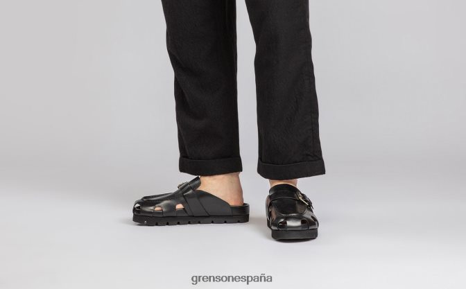 Grenson hombres valle negro PB0FB214 sandalias