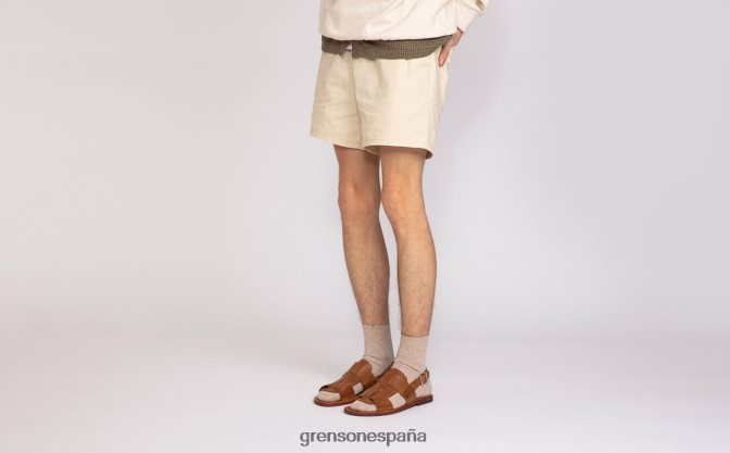 Grenson hombres wiley 3 jengibre bruñido PB0FB226 sandalias