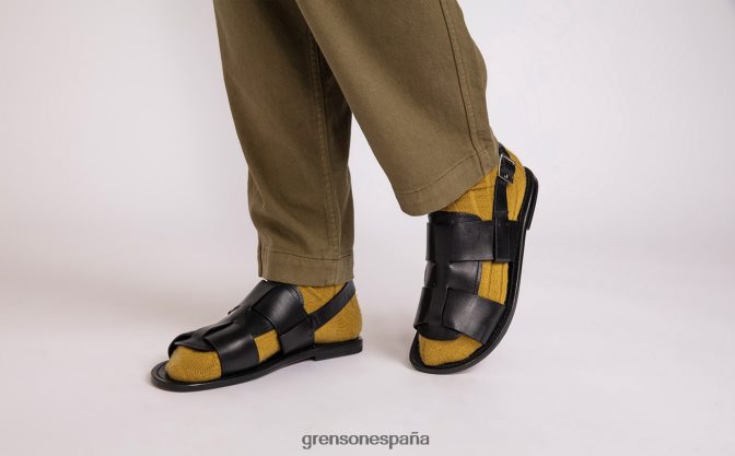 Grenson hombres wiley 3 negro PB0FB228 sandalias