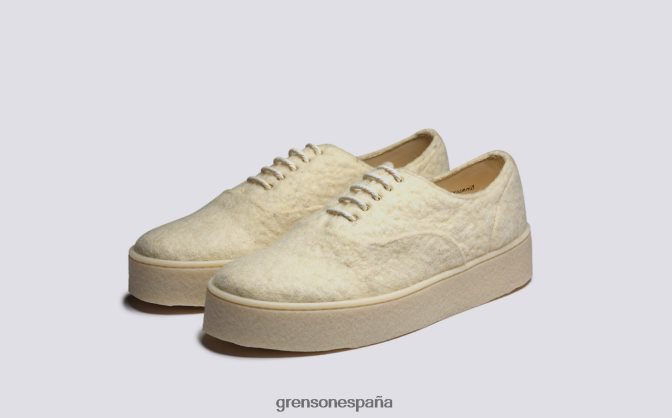 Grenson hombres m.i.e. zapatillas de deporte de lana de nube natural PB0FB167 zapatillas