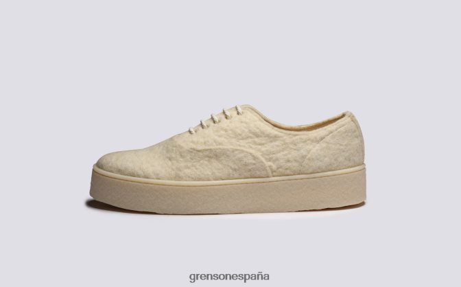 Grenson hombres m.i.e. zapatillas de deporte de lana de nube natural PB0FB167 zapatillas