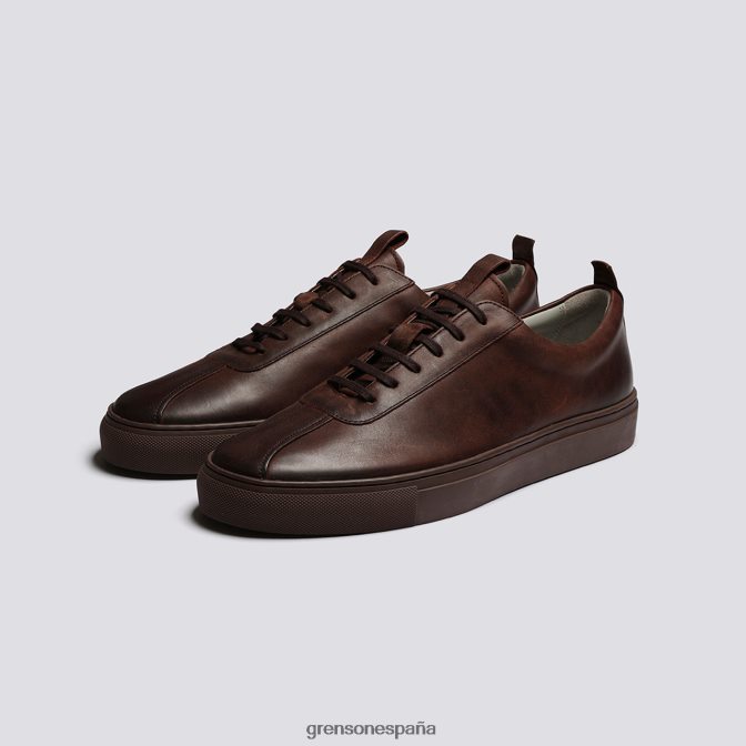 Grenson hombres zapatilla de deporte 1 café PB0FB171 zapatillas