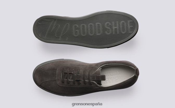 Grenson hombres zapatilla de deporte 1 gris oscuro PB0FB176 zapatillas