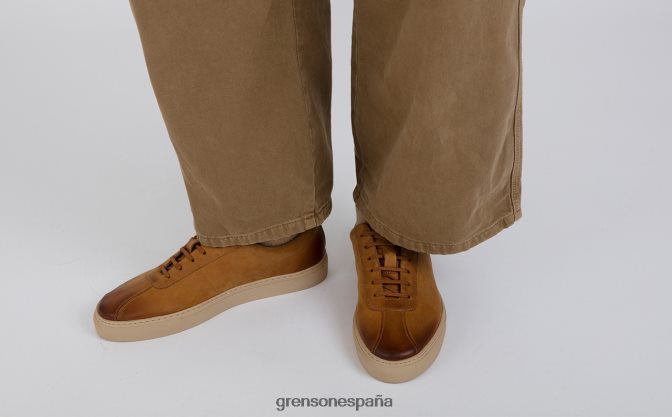 Grenson hombres zapatilla de deporte 1 jengibre PB0FB172 zapatillas