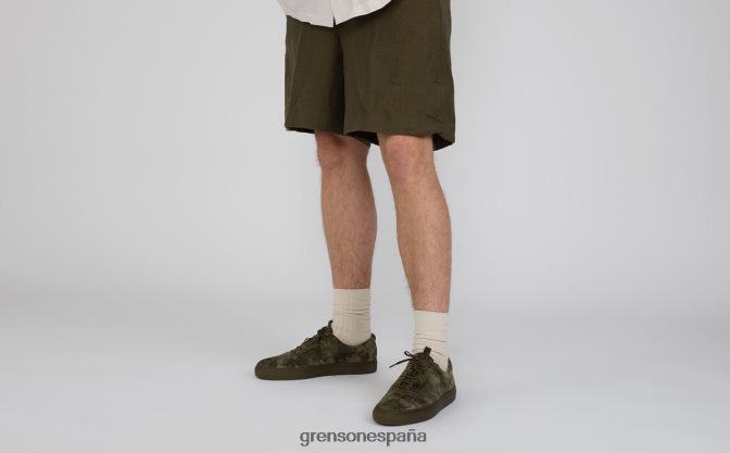 Grenson hombres zapatilla de deporte 1 verde PB0FB173 zapatillas