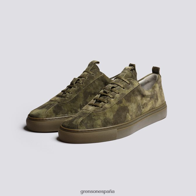 Grenson hombres zapatilla de deporte 1 verde PB0FB173 zapatillas