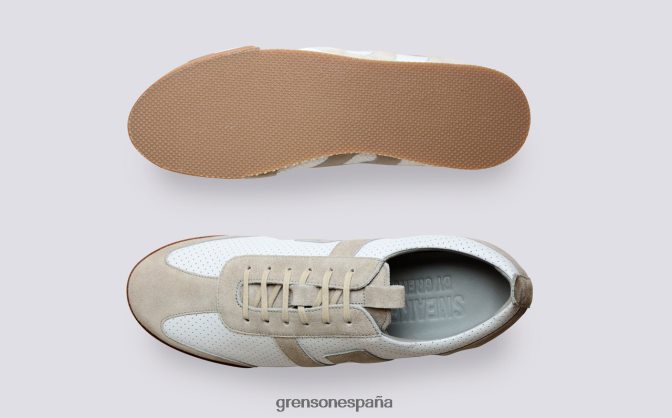 Grenson hombres zapatilla de deporte 51 beige PB0FB191 zapatillas