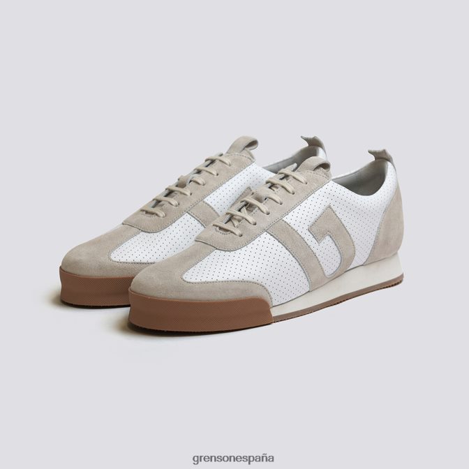 Grenson hombres zapatilla de deporte 51 beige PB0FB191 zapatillas