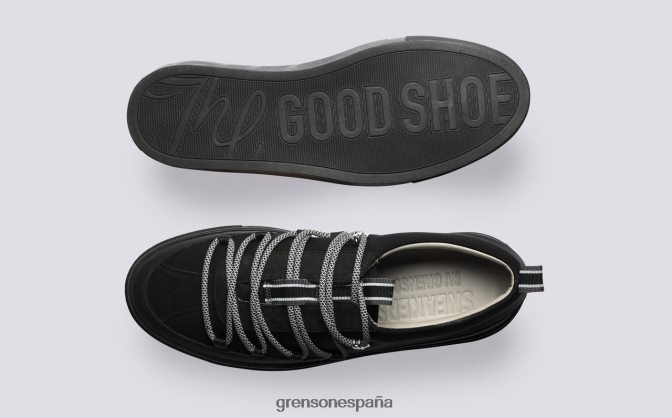 Grenson hombres zapatilla de deporte 68 negro PB0FB200 zapatillas