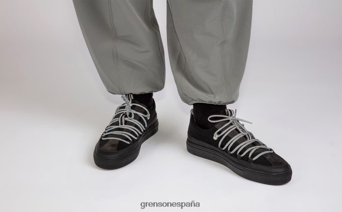 Grenson hombres zapatilla de deporte 68 negro PB0FB200 zapatillas
