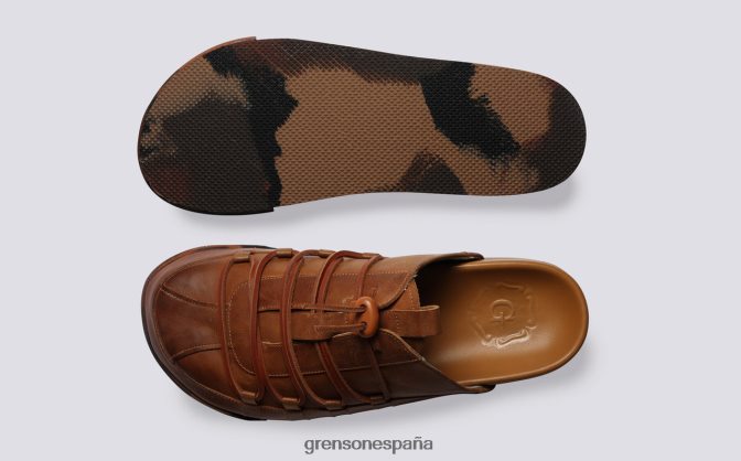 Grenson hombres zapatilla de deporte 75 jengibre bruñido PB0FB202 zapatillas