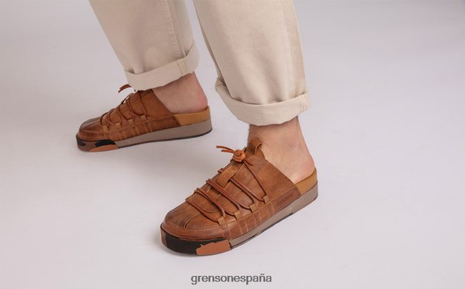 Grenson hombres zapatilla de deporte 75 jengibre bruñido PB0FB202 zapatillas