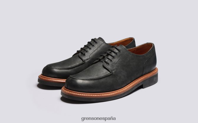 Grenson hombres Mac negro PB0FB165 zapatos derby