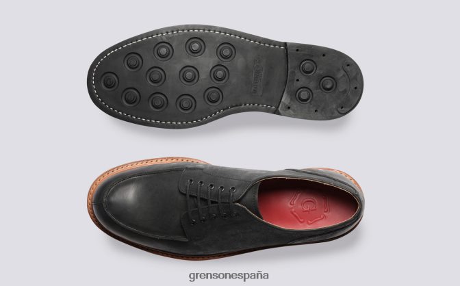 Grenson hombres Mac negro PB0FB165 zapatos derby