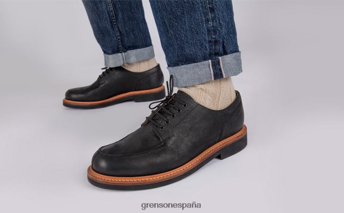 Grenson hombres Mac negro PB0FB165 zapatos derby