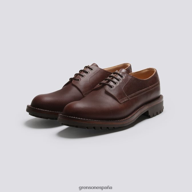 Grenson hombres Víctor marrón PB0FB156 zapatos derby
