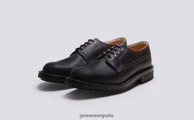 Grenson hombres Víctor negro PB0FB157 zapatos derby