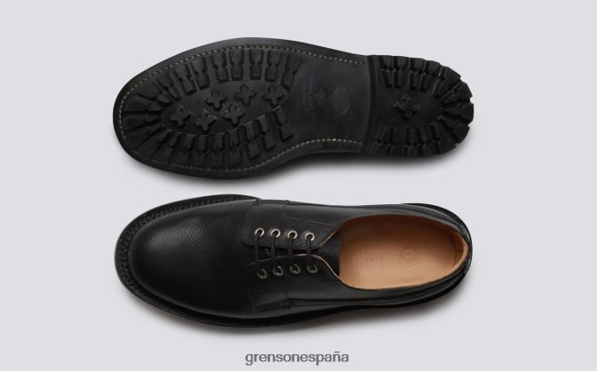 Grenson hombres Víctor negro PB0FB157 zapatos derby