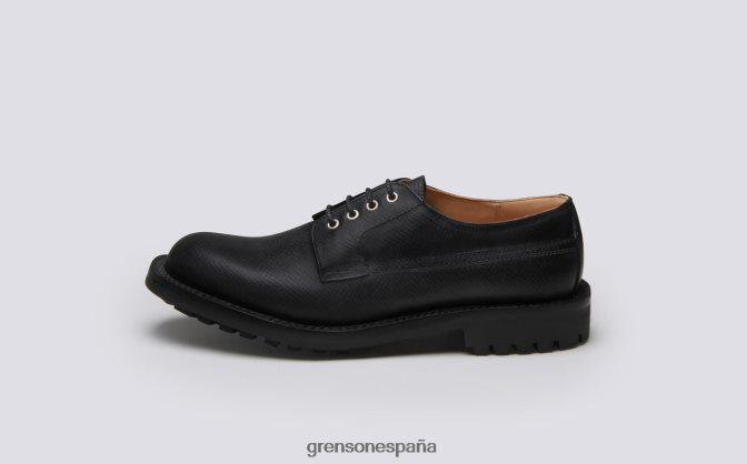 Grenson hombres Víctor negro PB0FB157 zapatos derby