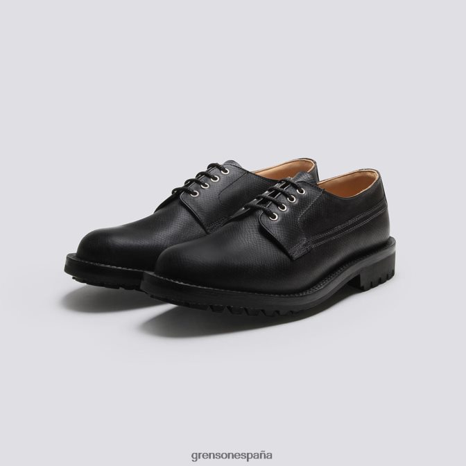 Grenson hombres Víctor negro PB0FB157 zapatos derby