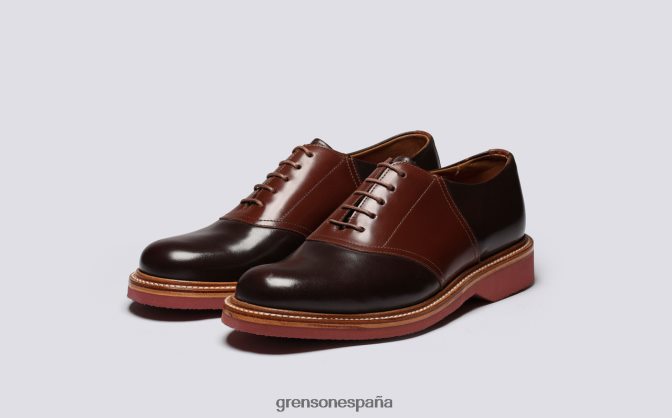 Grenson hombres bellamy bronceado/marrón PB0FB147 zapatos derby