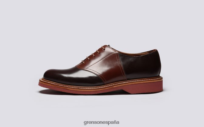 Grenson hombres bellamy bronceado/marrón PB0FB147 zapatos derby