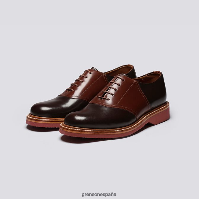 Grenson hombres bellamy bronceado/marrón PB0FB147 zapatos derby