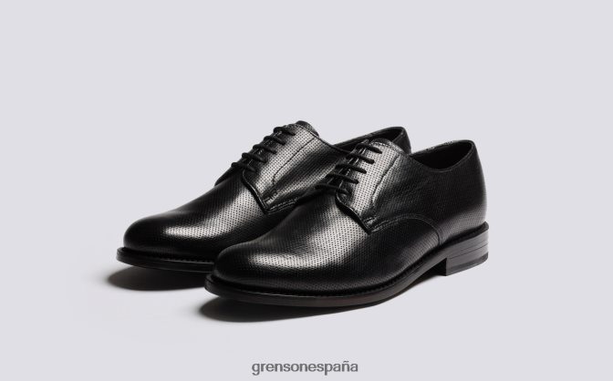 Grenson hombres brusco negro PB0FB146 zapatos derby