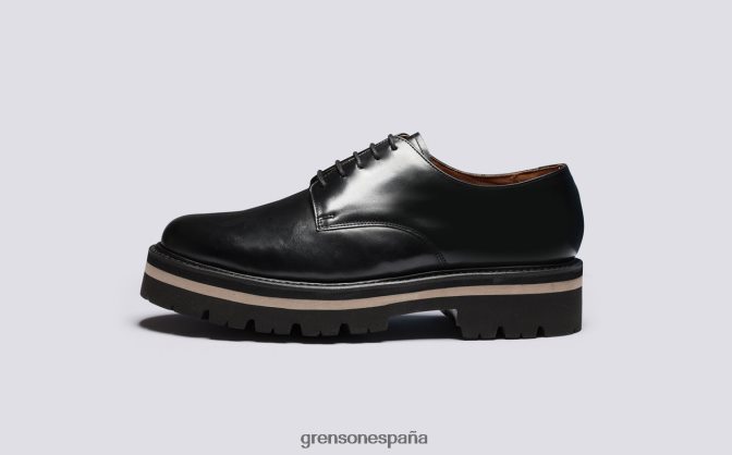 Grenson hombres brusco negro PB0FB160 zapatos derby