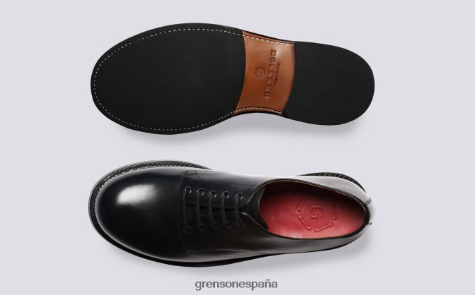 Grenson hombres darryl negro PB0FB158 zapatos derby