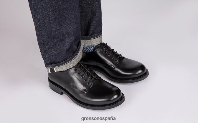 Grenson hombres darryl negro PB0FB158 zapatos derby